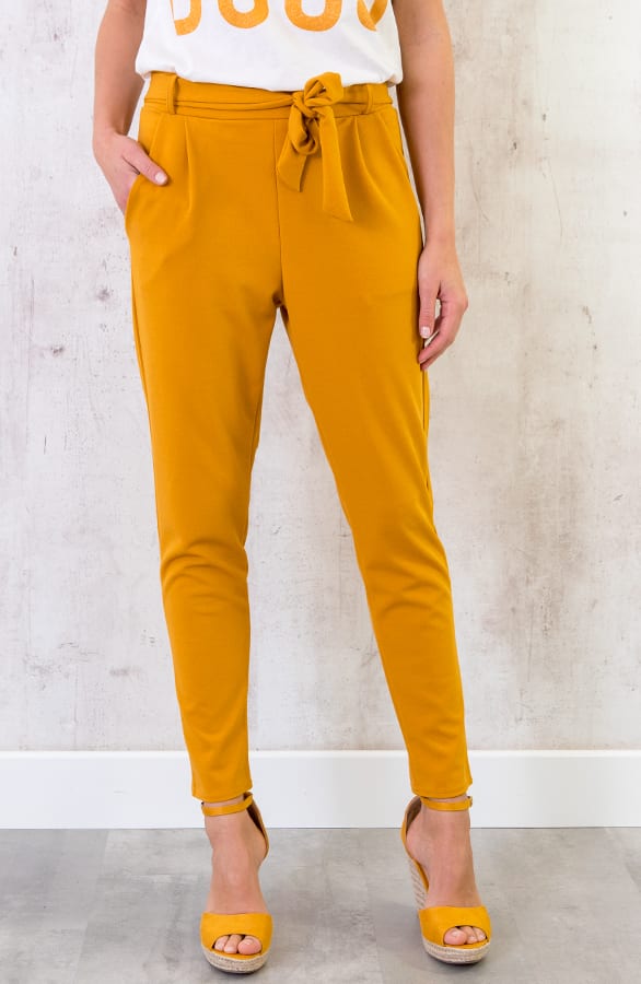 Strik Broek Basic Okergeel – shoparchief, foto 5
