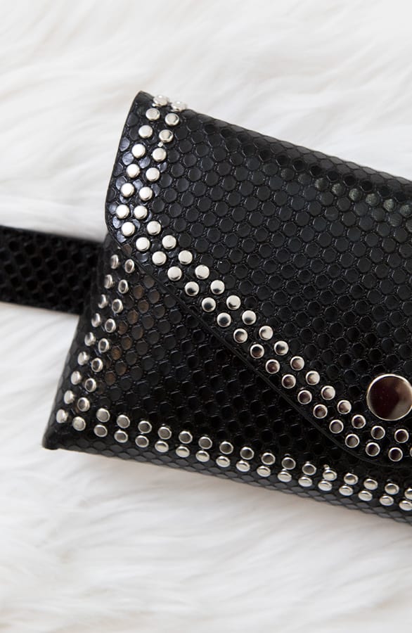Bumbag Studs Zwart – shoparchief, foto 4
