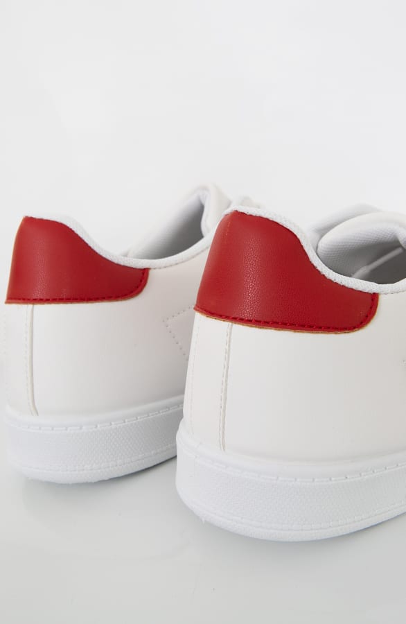Sneakers Wit Rood – shoparchief, foto 7