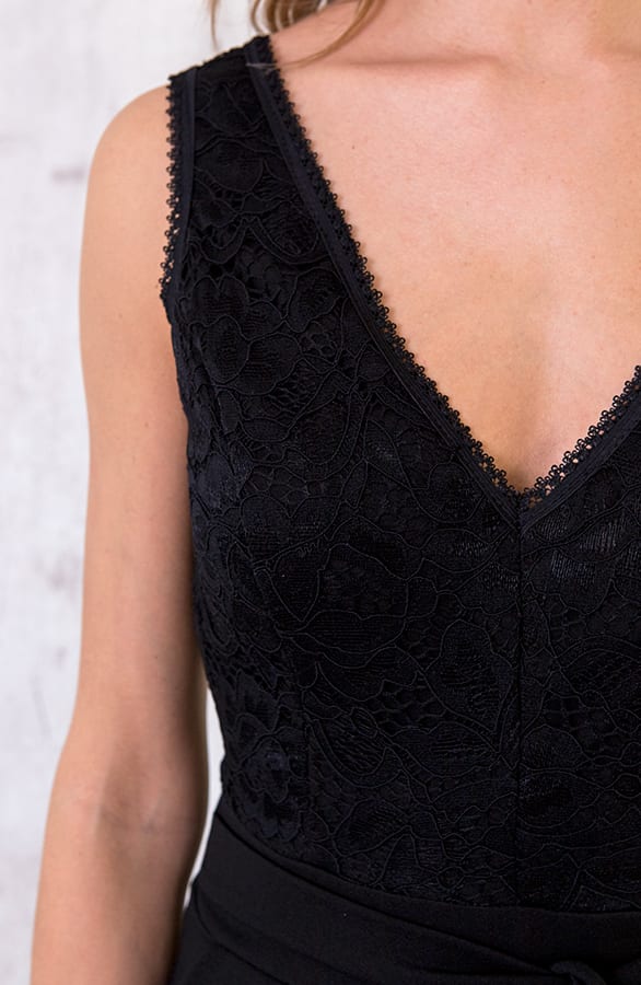 Jumpsuit Kant Zwart – shoparchief, foto 4