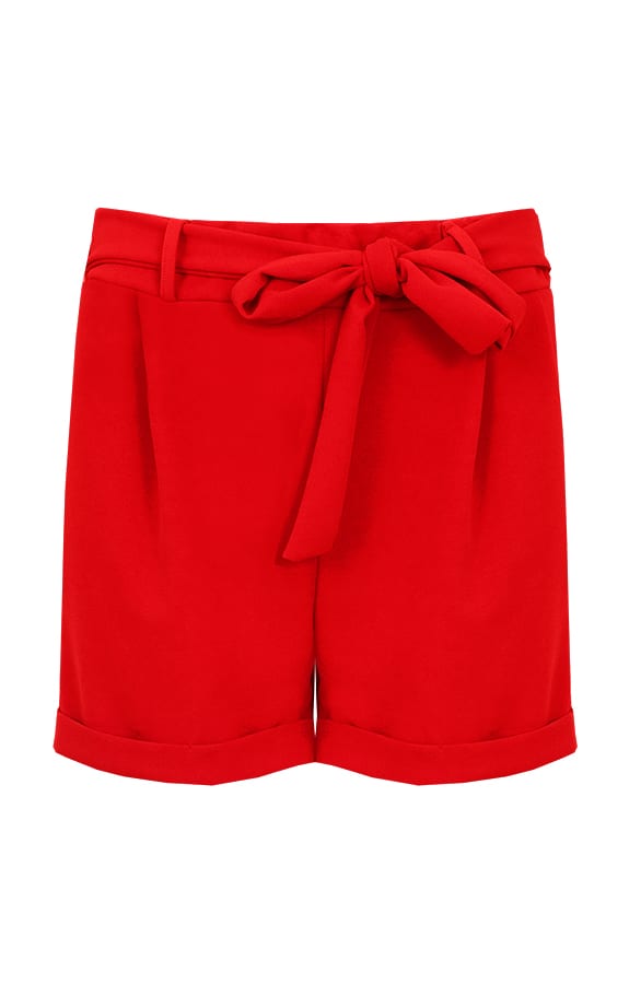 Basic Strik Shorts Rood – shoparchief, foto 1