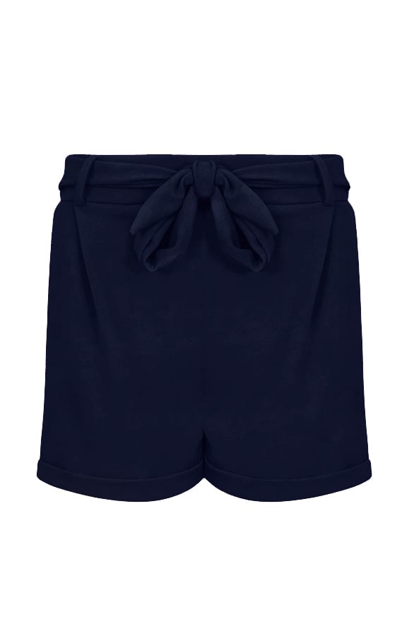 Basic Strik Shorts Marineblauw – shoparchief, foto 1