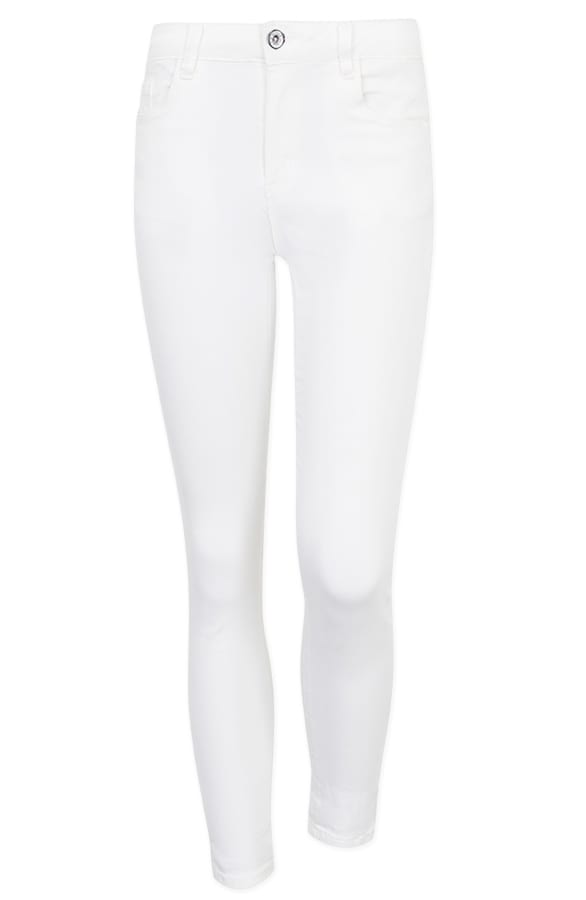 Skinny Spijkerbroek Wit – shoparchief, foto 1