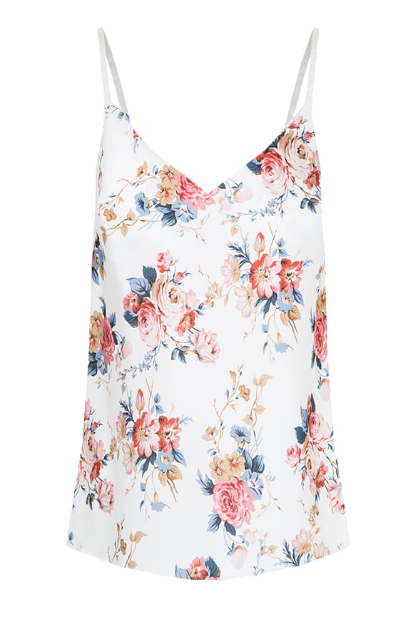 Spaghetti Top Met Rozen – shoparchief, foto 1