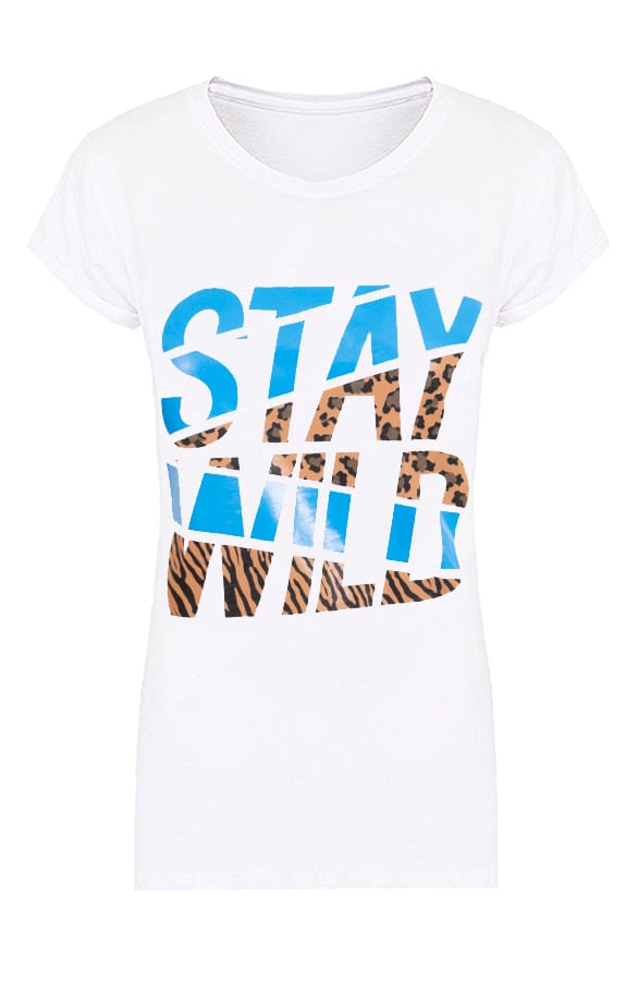 Stay Wild Top Kobalt – shoparchief, foto 1