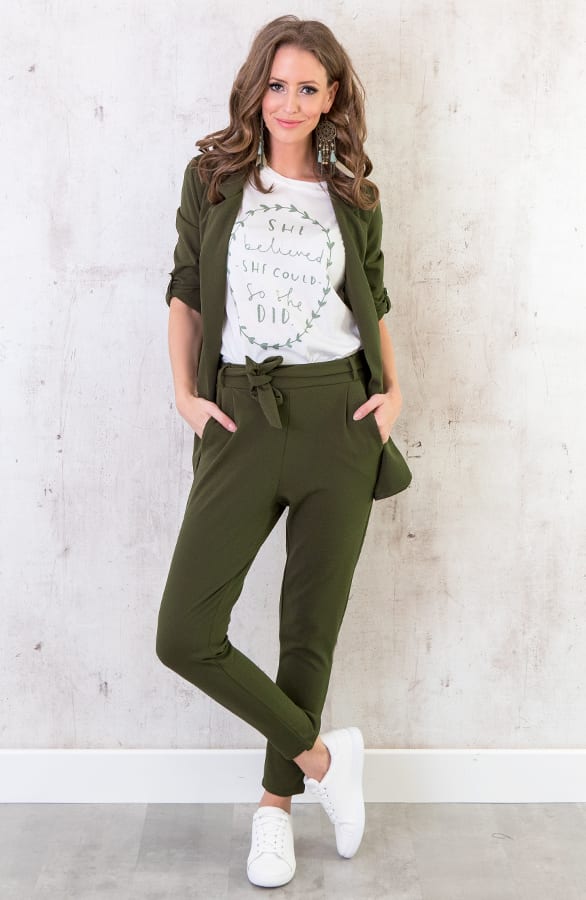 Blazer Dames Legergroen – shoparchief, foto 5