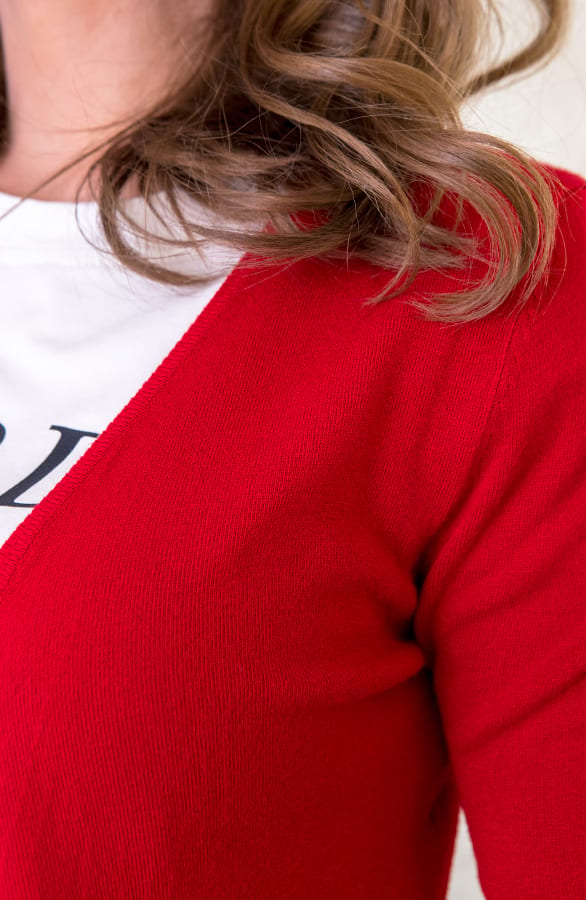 Basic Vest Rood – shoparchief, foto 6