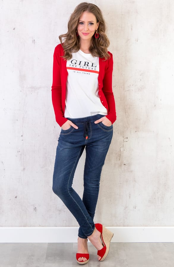 Basic Vest Rood – shoparchief, foto 5