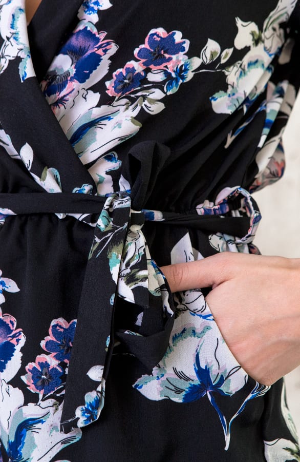 Playsuit Bloemen Zwart – shoparchief, foto 5