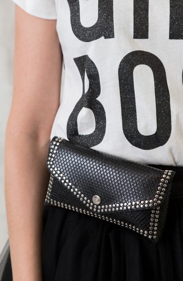 Bumbag Studs Zwart – shoparchief, foto 2