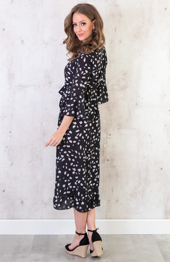 Midi Jurk Panter – shoparchief, foto 3