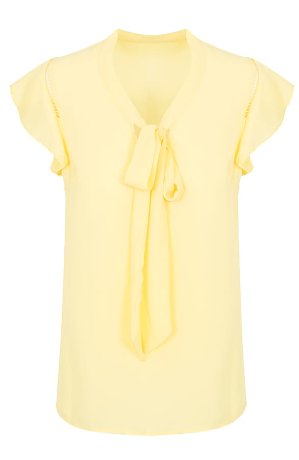 Basic Strik Top Geel – shoparchief, foto 1