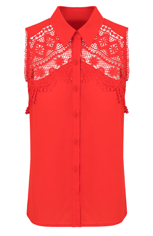 Ibiza Top Kant Rood – shoparchief, foto 1