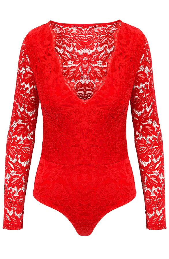 Kanten Body Rood – shoparchief, foto 1