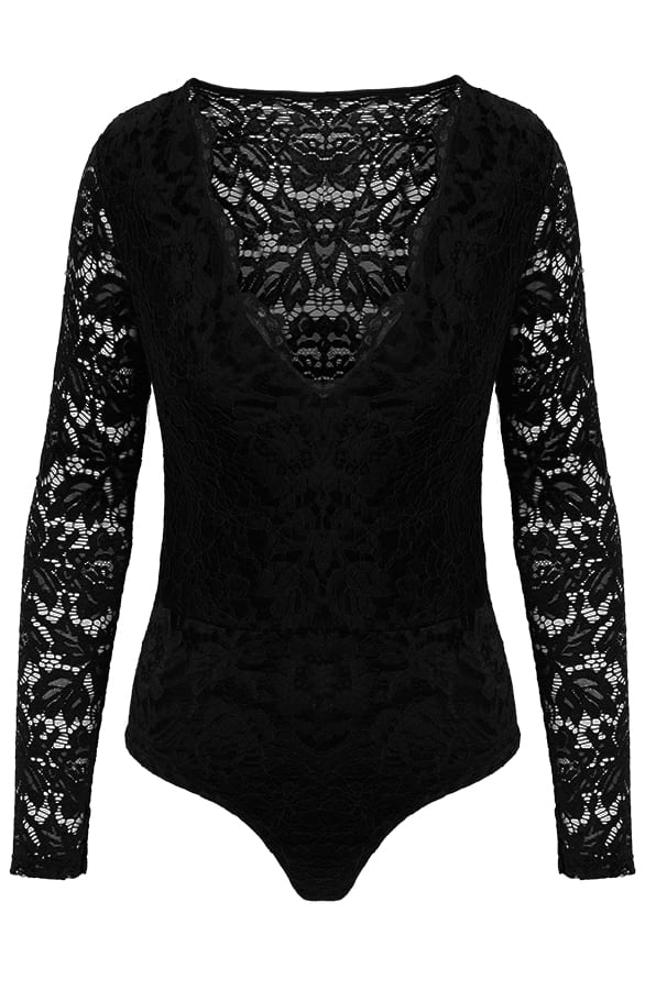 Kanten Body Zwart – shoparchief, foto 1