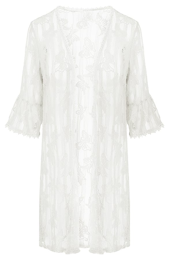 Kanten Vest Wit – shoparchief, foto 1