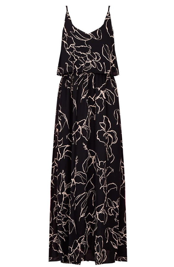 Maxi Print Jurk Dames – shoparchief, foto 1