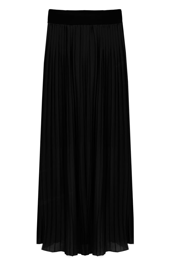 Plooirok Dames Zwart – shoparchief, foto 4