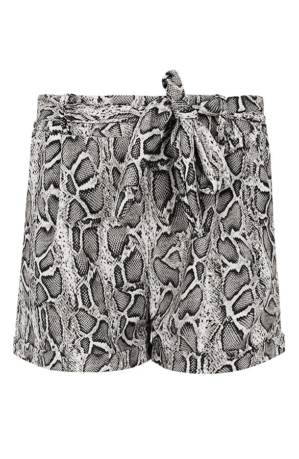 Strik Shorts Slangenprint Grijs – shoparchief, foto 1