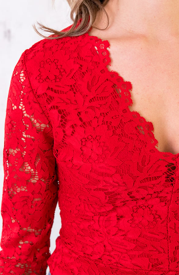 Kanten Body Rood – shoparchief, foto 6