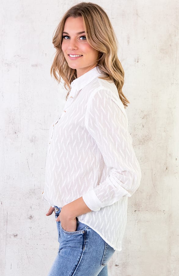 Katoenen Blouse Met Print – shoparchief, foto 2