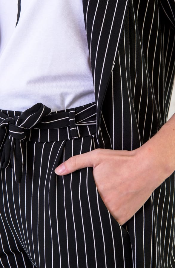 Strik Broek Gestreept Zwart – shoparchief, foto 6