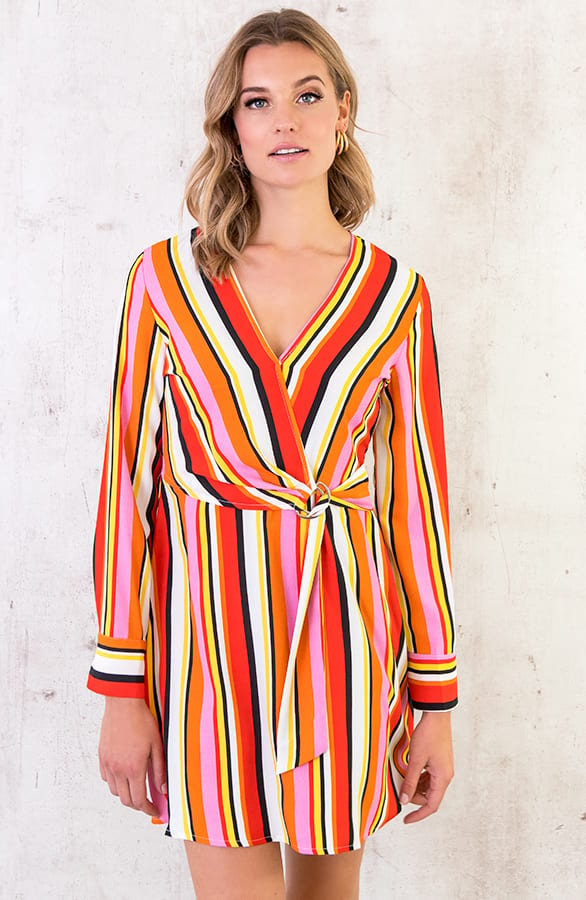 Jurk Gestreept Multicolor – shoparchief, foto 6