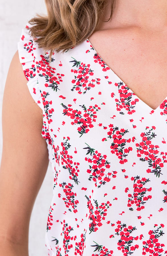 Top Bloemen Creme – shoparchief, foto 7
