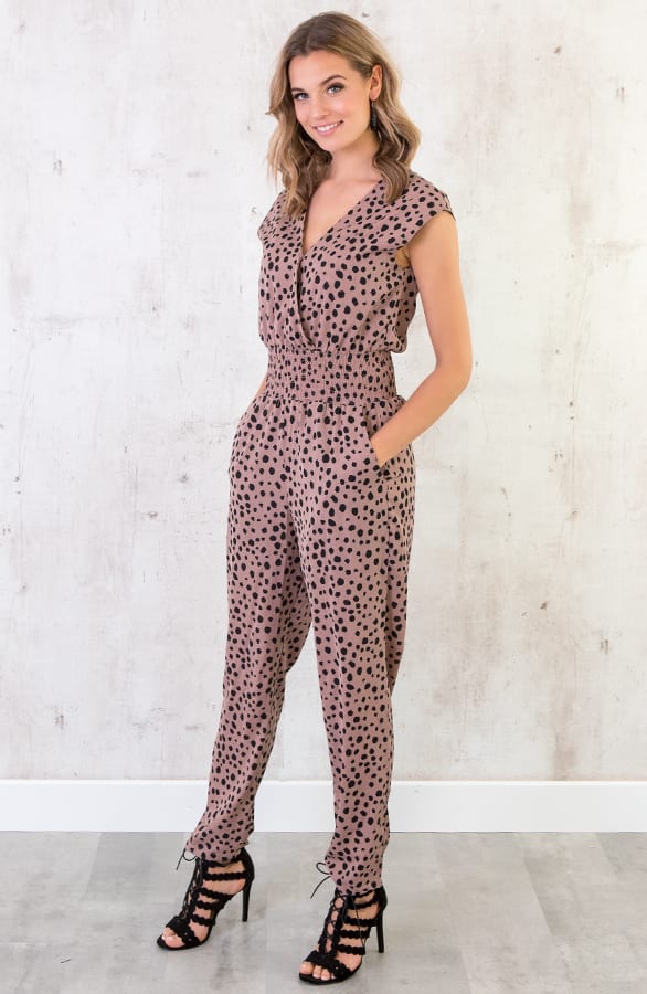 Jumpsuit Print Oud Roze – shoparchief, foto 6