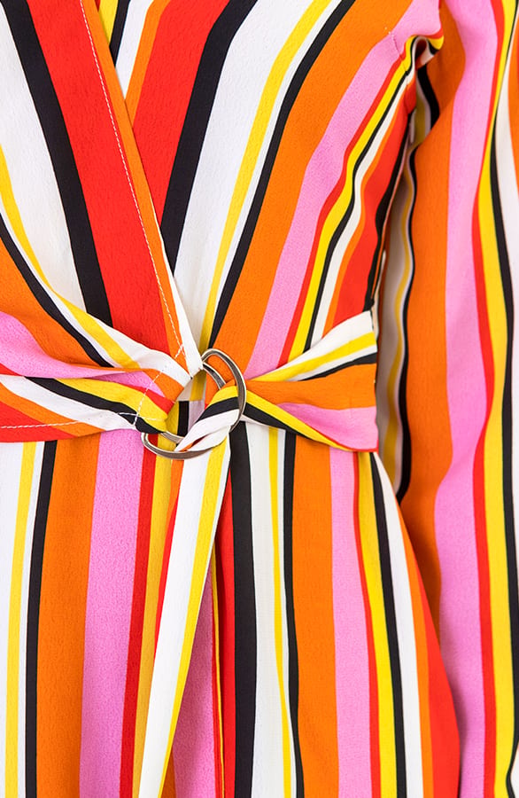 Jurk Gestreept Multicolor – shoparchief, foto 4