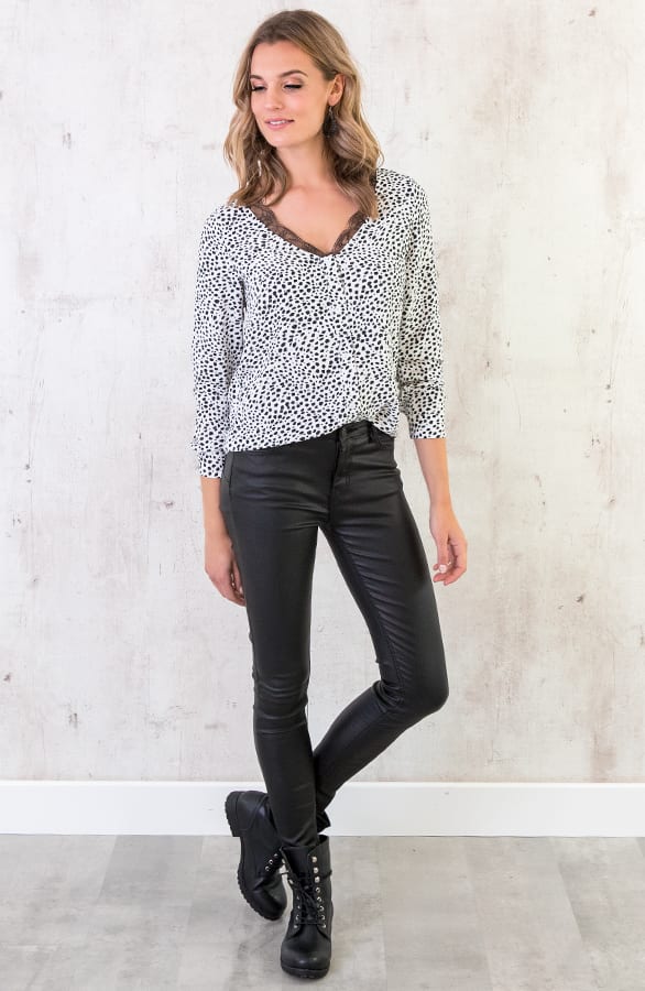 Print Blouse Dames – shoparchief, foto 6