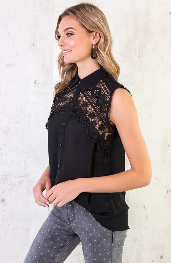 Ibiza Top Kant Zwart – shoparchief, foto 3