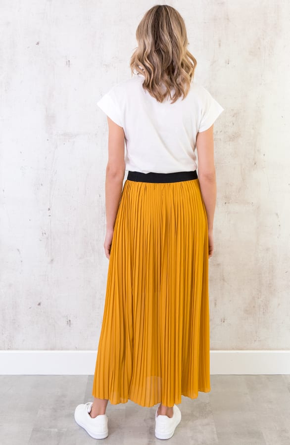 Plooirok Dames Okergeel – shoparchief, foto 7