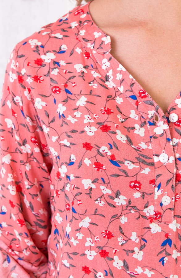 Blouse Bloemen Roze – shoparchief, foto 5