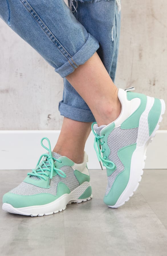 Dad Sneakers Dames Mint – shoparchief, foto 2