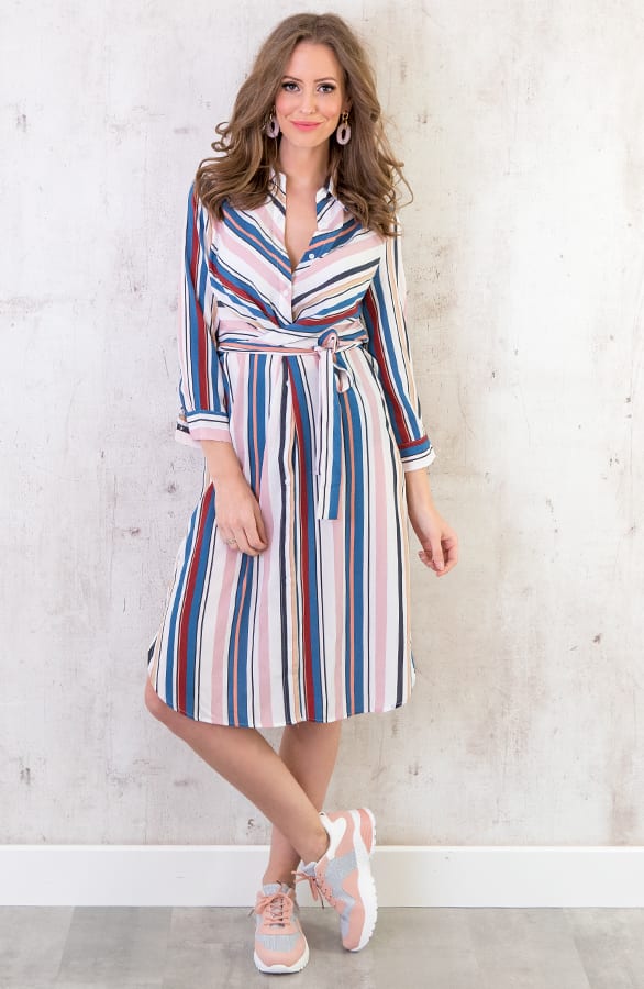 Jurk Gestreept Dames – shoparchief, foto 7