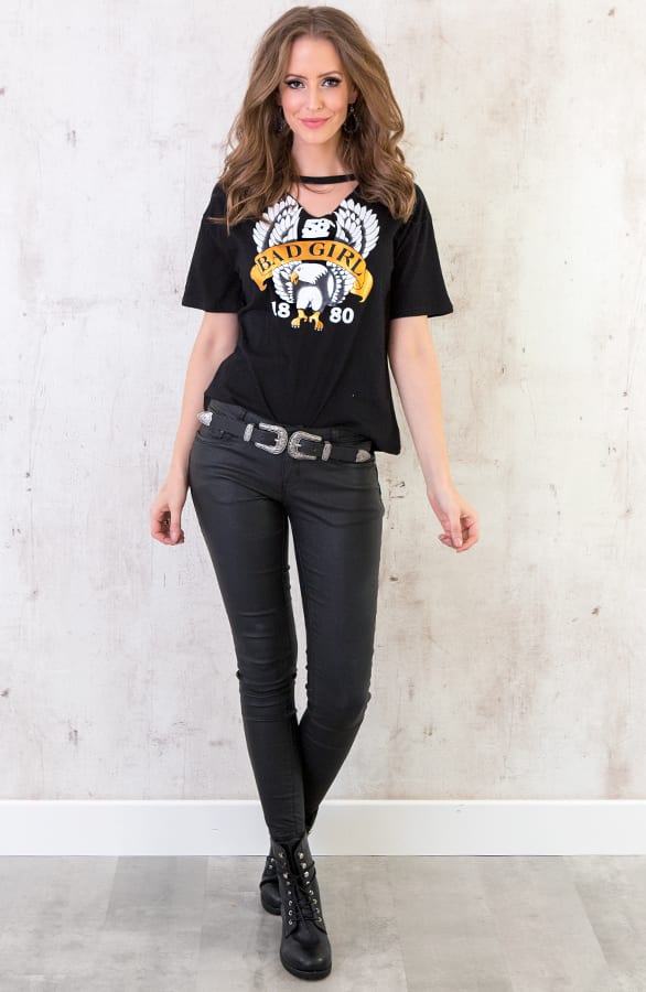 Top Bad Girl Zwart – shoparchief, foto 3