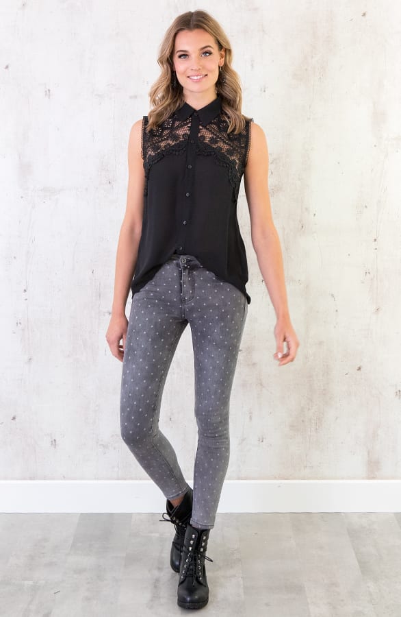 Ibiza Top Kant Zwart – shoparchief, foto 5