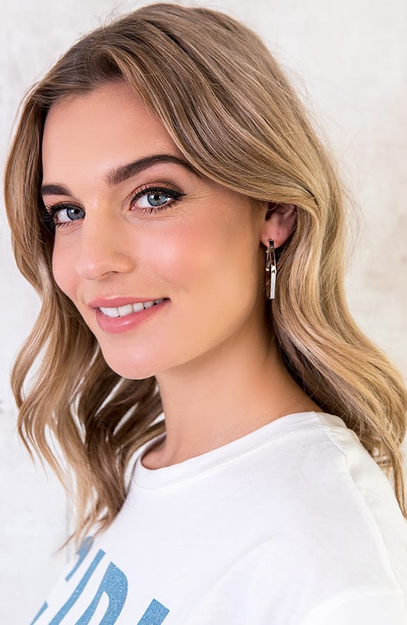 Oorbellen Zeshoek Zilver – shoparchief, foto 2