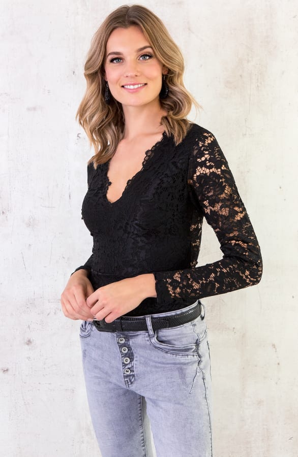 Kanten Body Zwart – shoparchief, foto 3