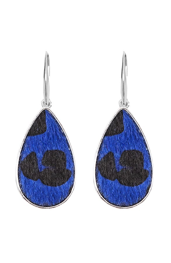 Panter Oorbellen Blauw – shoparchief, foto 1