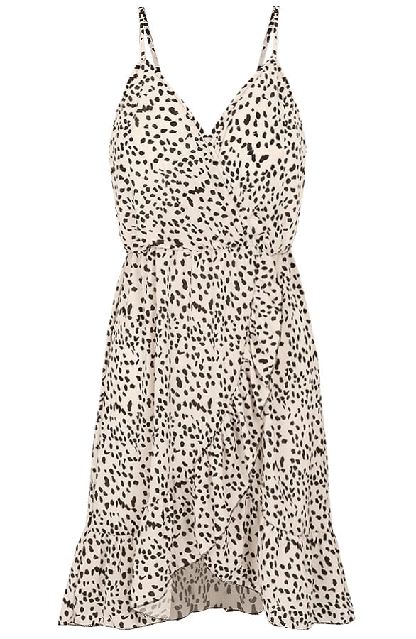Cheetah Spaghetti Jurk Beige – shoparchief, foto 1
