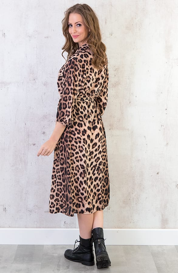 Blousejurk Panter Bruin – shoparchief, foto 3