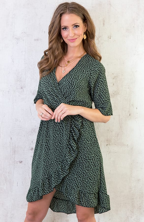 Jurk Cheetah Dames Army – shoparchief, foto 3