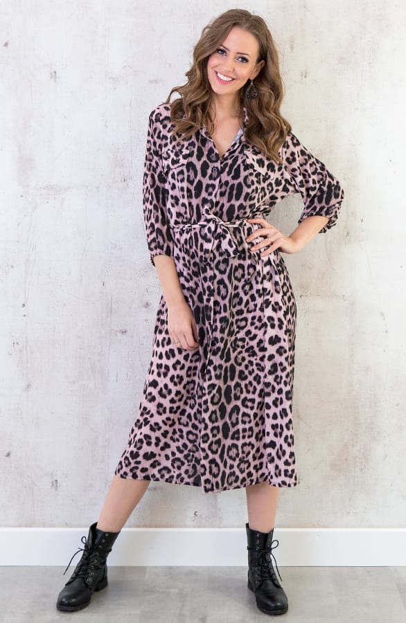Blousejurk Panter Roze – shoparchief, foto 1