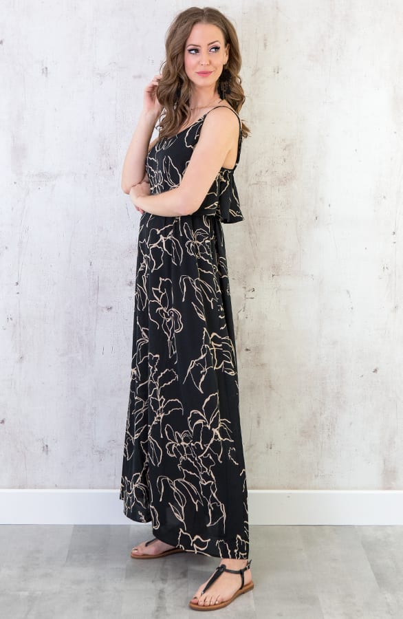 Maxi Print Jurk Dames – shoparchief, foto 3