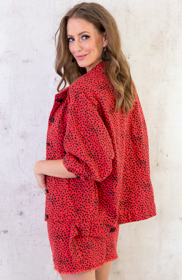 Cheetah Spijkerjas Rood – shoparchief, foto 3