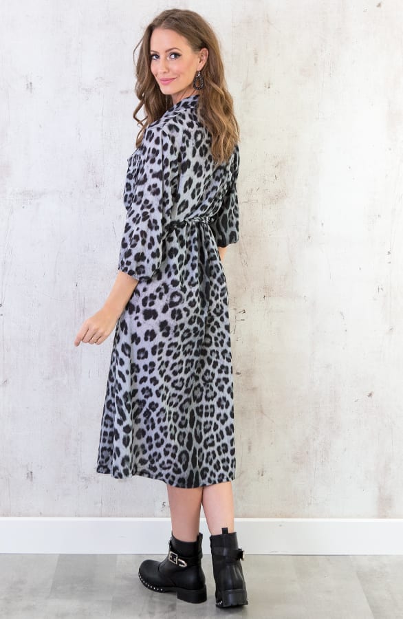 Blousejurk Panter Grijs – shoparchief, foto 5
