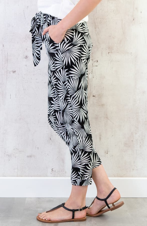 Strik Broek Palm Zwart – shoparchief, foto 3