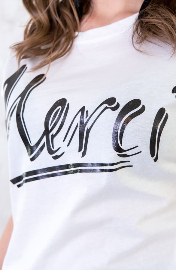 Top Merci Metallic Zwart – shoparchief, foto 4